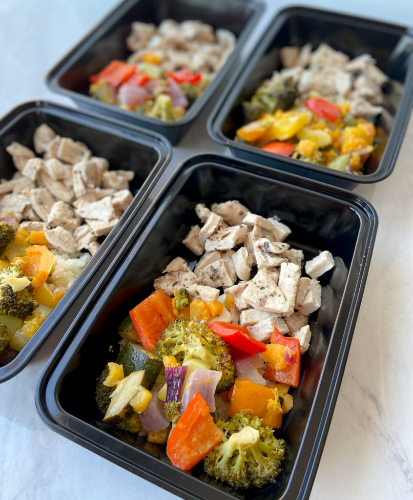 Loaded Veggie and Chicken Sheet Pan