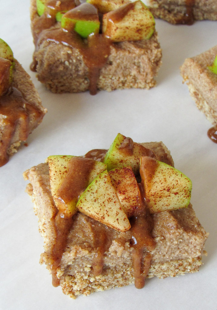 Paleo Caramel Apple Dessert Bars 