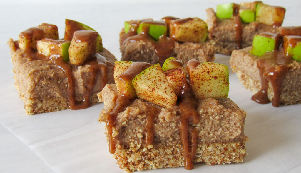 Paleo Caramel Apple Dessert Bars 