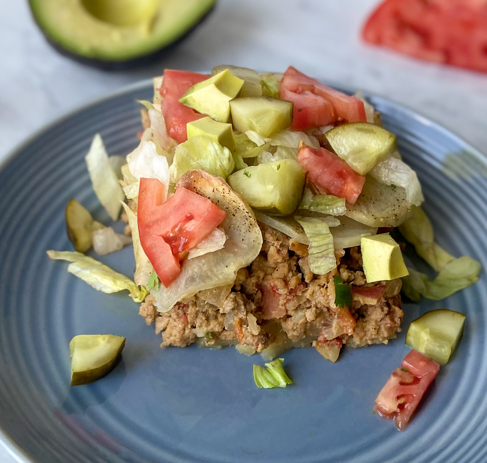 Bacon Cheeseburger Casserole (Dairy Free & Gluten Free)