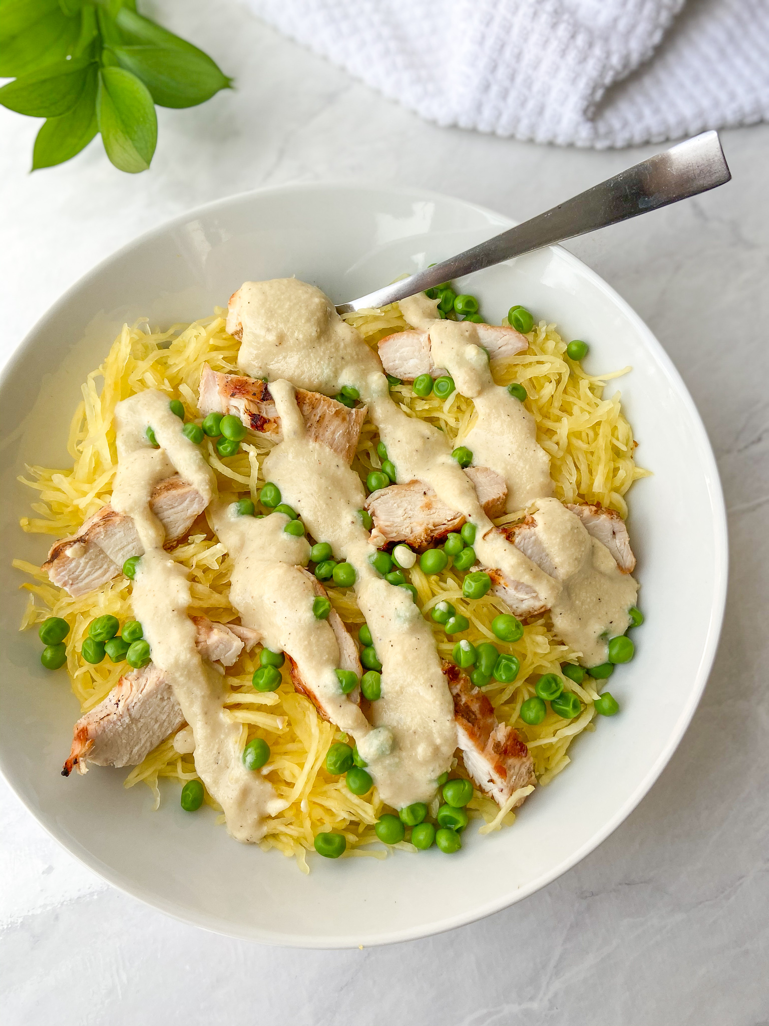 Paleo Chicken Alfredo Skillet