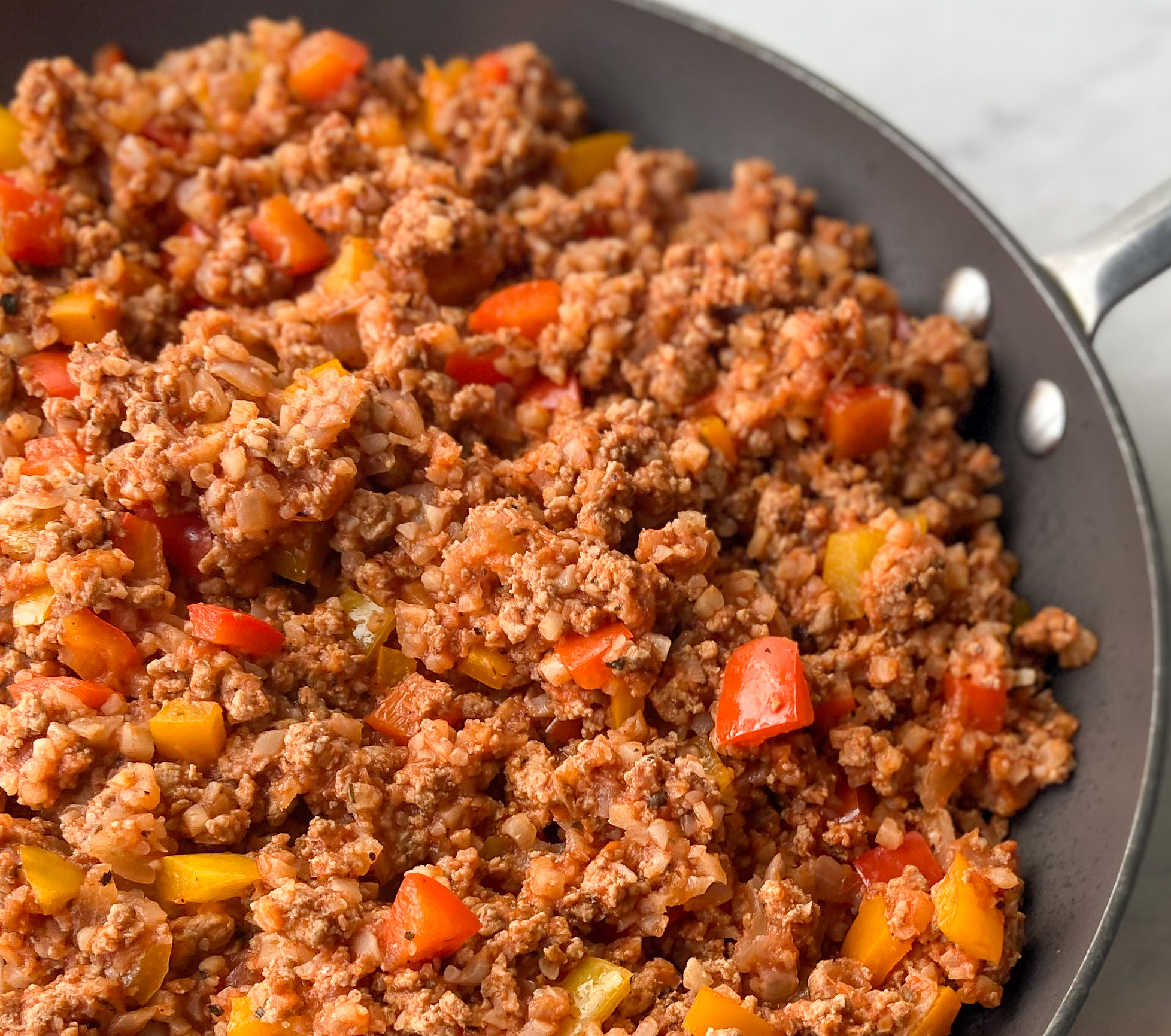 Easy Unstuffed Pepper Skillet (Paleo & Whole 30) - Dinner/Lunch