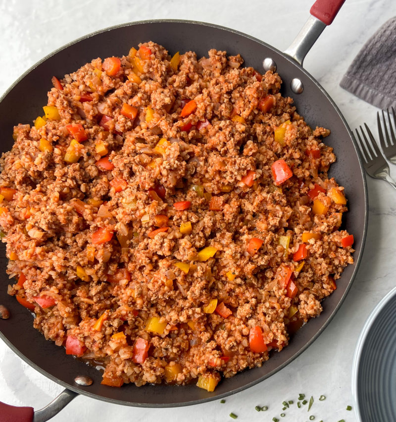 Easy Unstuffed Pepper Skillet (Paleo & Whole 30) - Dinner/Lunch