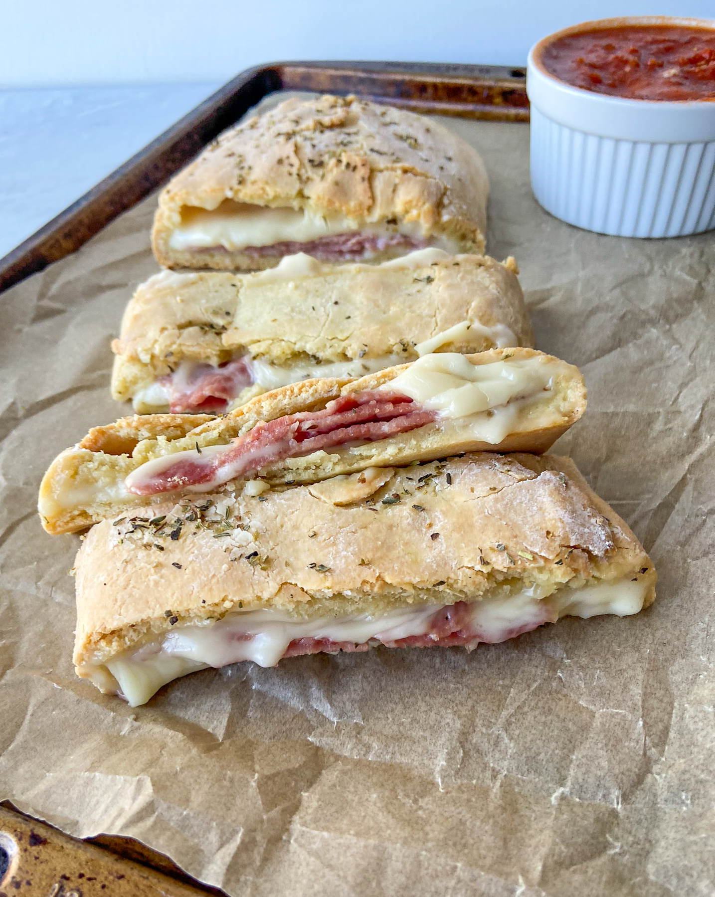 Ham and Cheese Stromboli (Dairy, Gluten & Grain Free)
