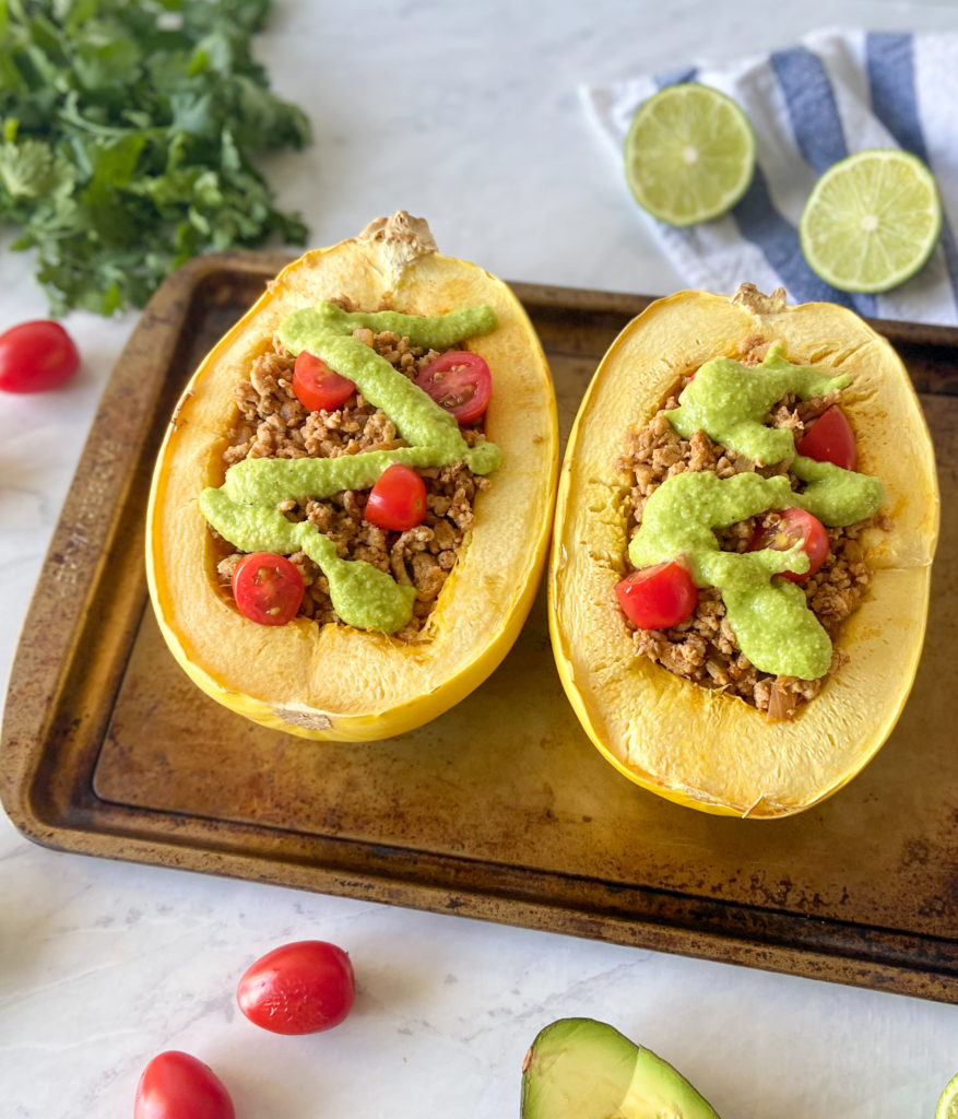 Taco Spaghetti Squash Bowl (Paleo & Whole 30)