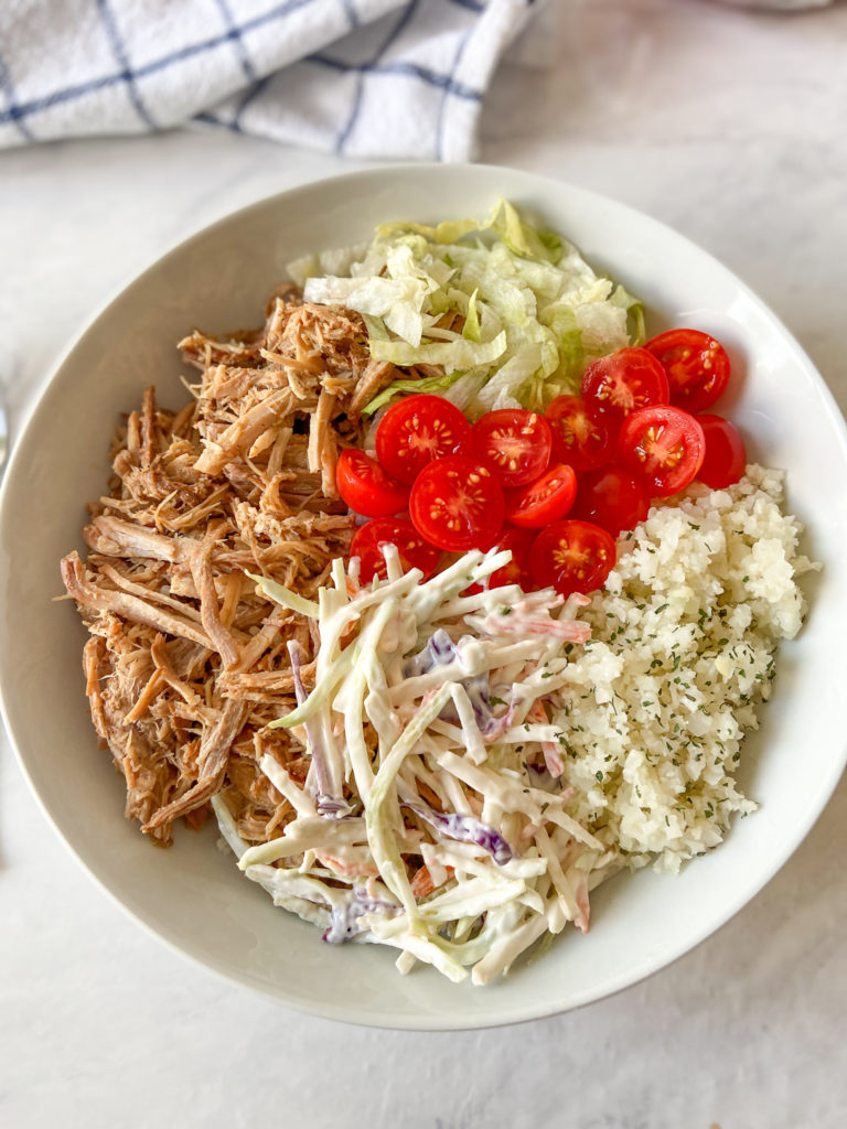 Crockpot Pulled Pork Bowl (Paleo)