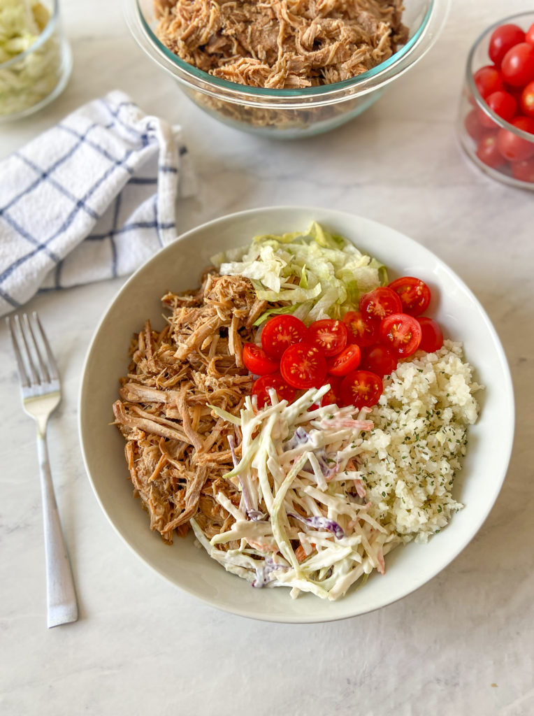 Crockpot Pulled Pork Bowl (Paleo)