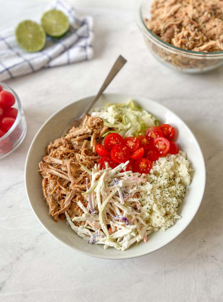 Crockpot Pulled Pork Bowl (Paleo)