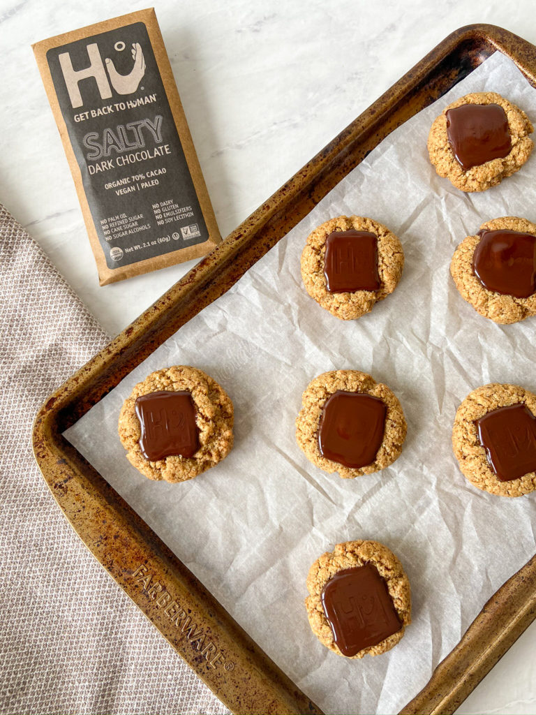 Salted Chocolate & Nut Butter Cookies (Gluten Free & Paleo)