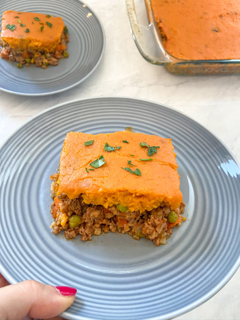 Homemade Sweet Potato Shepherd's Pie