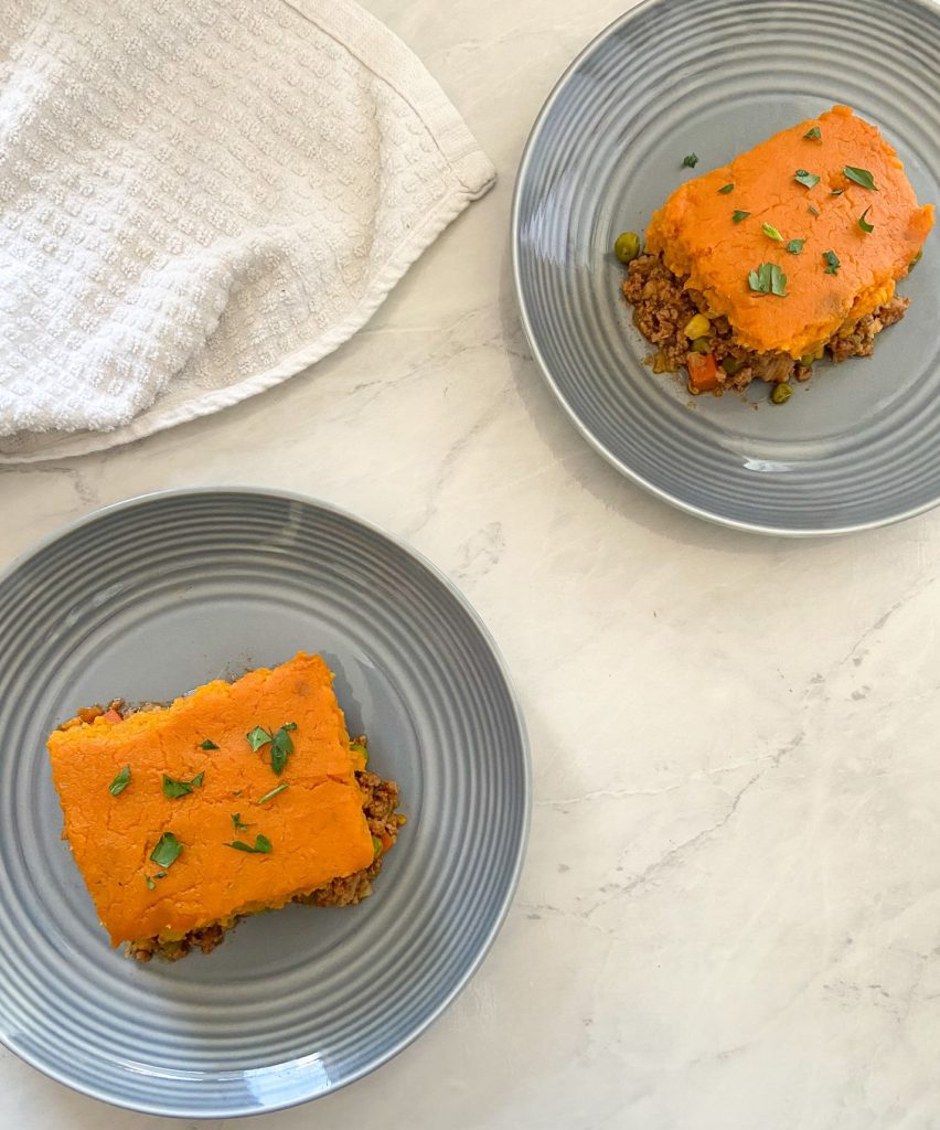 Homemade Sweet Potato Shepherd's Pie