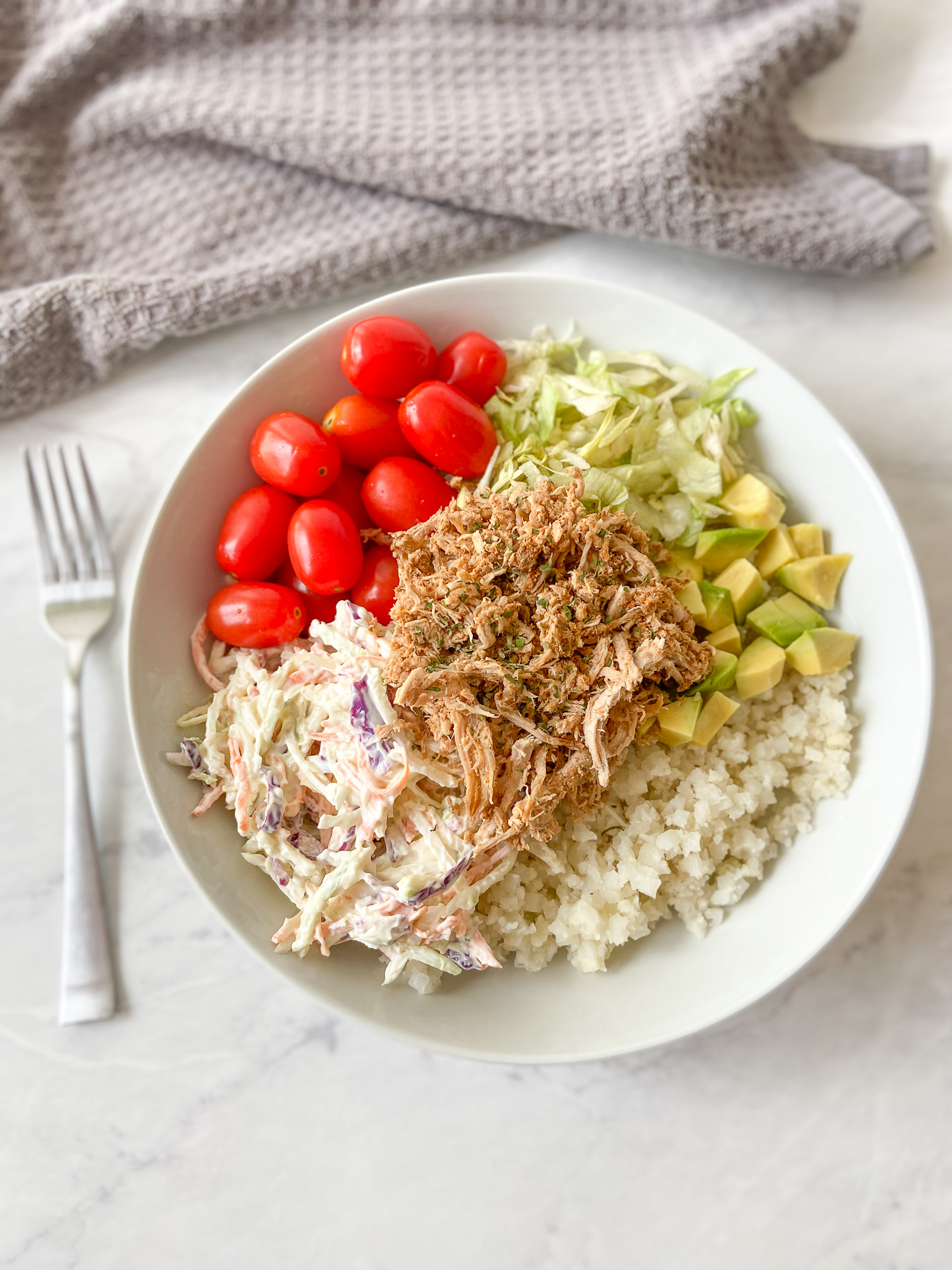 Paleo Pulled Pork Burrito Bowl