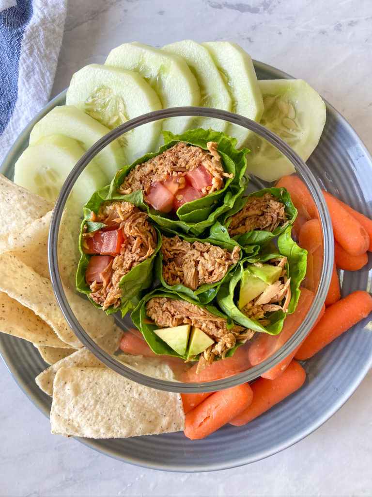 Crockpot Honey Lime Shredded Chicken 