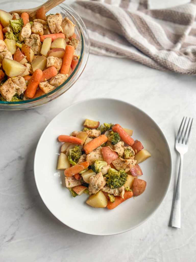 Chicken, Potato & Veggie Sheet Pan