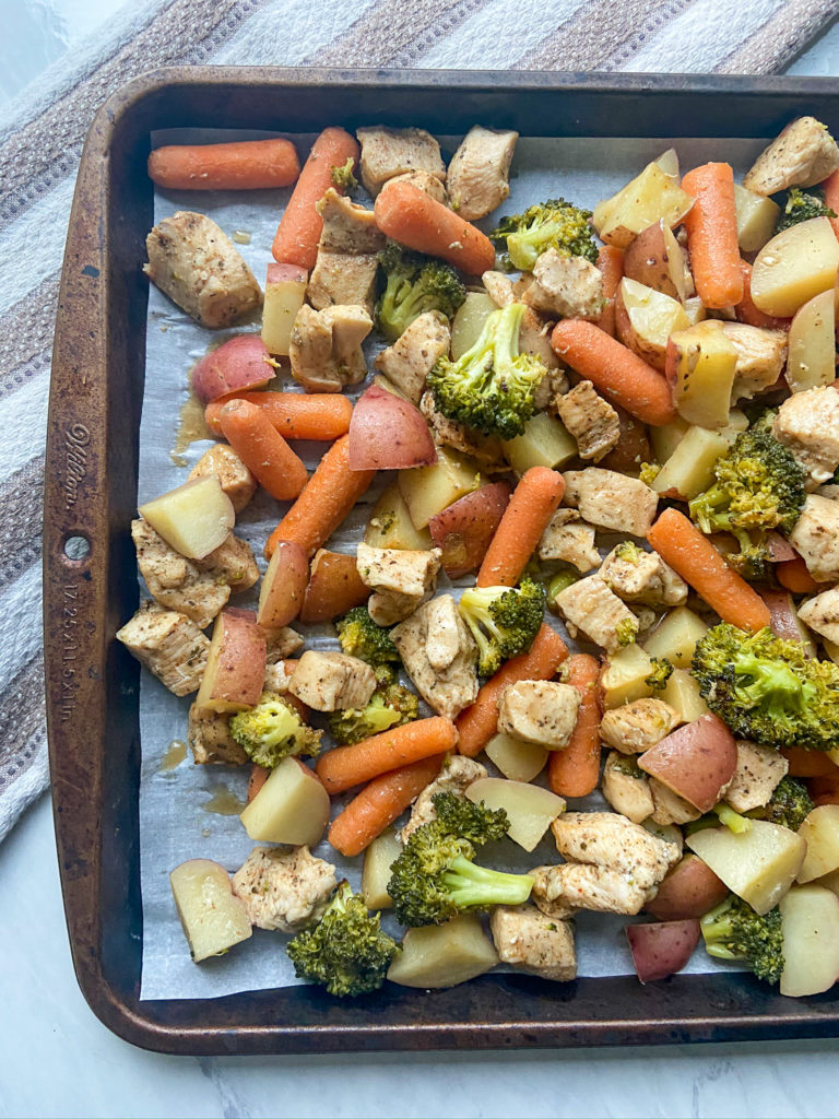 Chicken, Potato & Veggie Sheet Pan