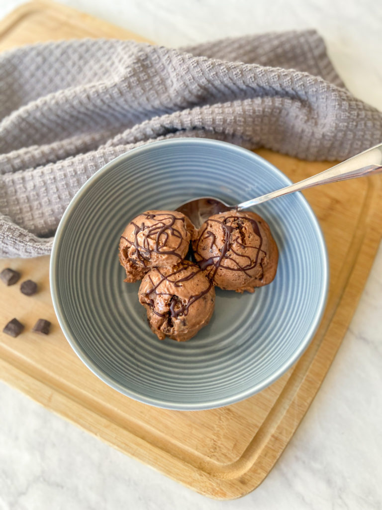 Chocolate Almond Butter Nice Cream