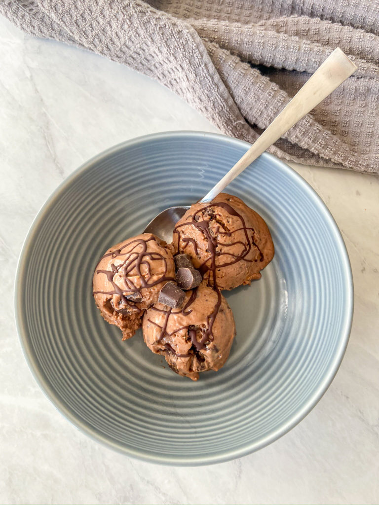 Chocolate Almond Butter Nice Cream