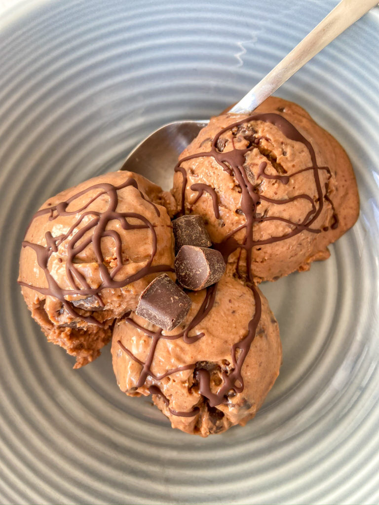 Chocolate Almond Butter Nice Cream