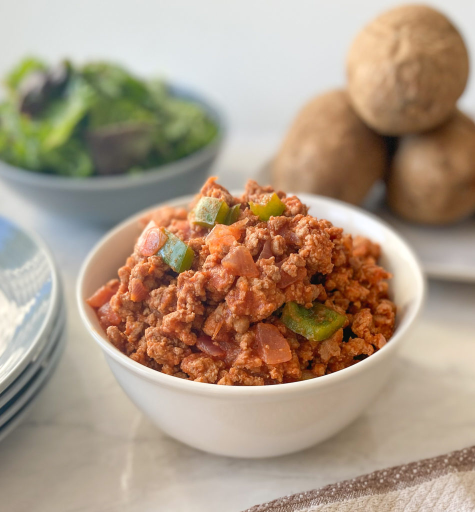 Sloppy Joe Baked Potatoes (Whole 30 & Gluten Free)