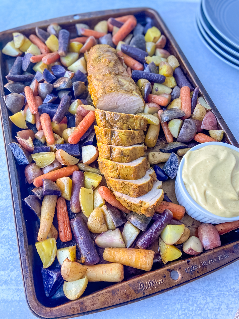 Pork Tenderloin Sheet Pan Dinner (Grain Free & Gluten Free)