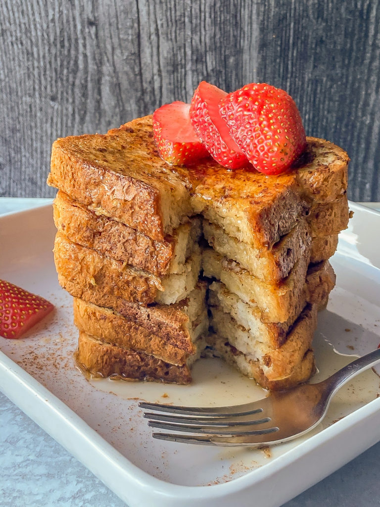 Easy 5 Ingredient French Toast (Dairy Free & Gluten Free)