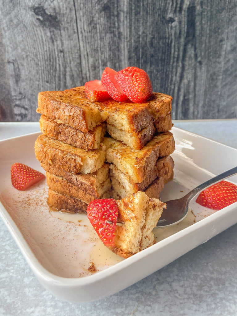 Easy 5 Ingredient French Toast (Dairy Free & Gluten Free)