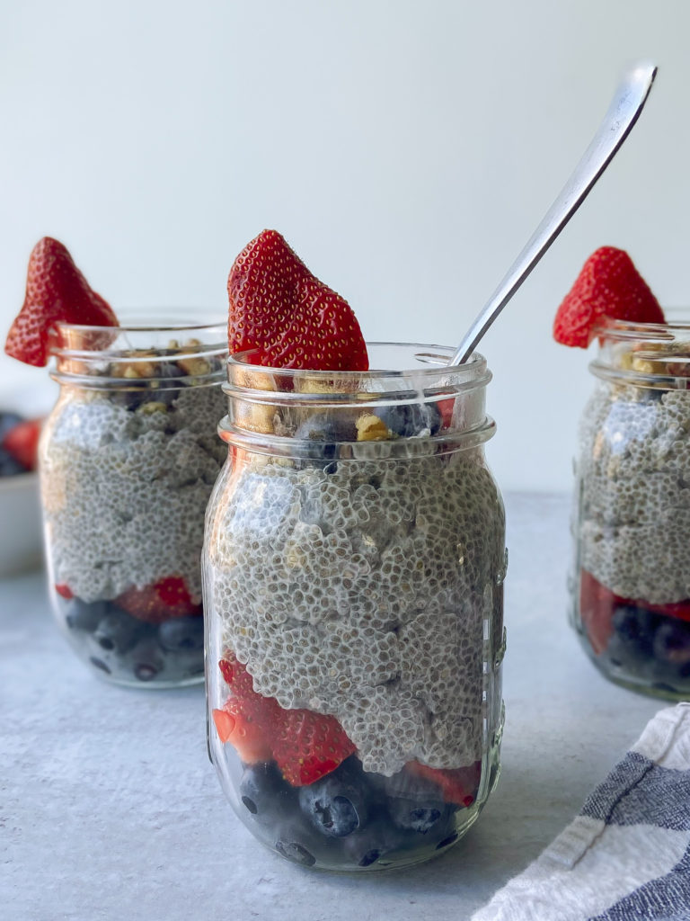 Chia Seed Pudding Parfait (Gluten Free & Dairy Free)