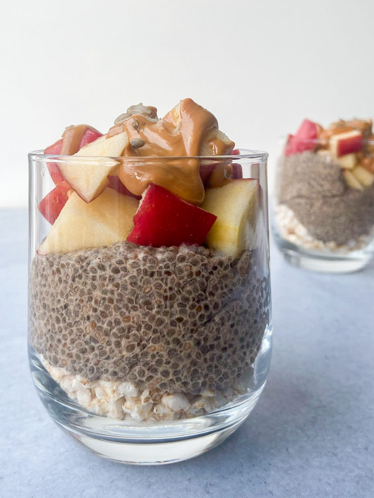 Chia seed pudding breakfast