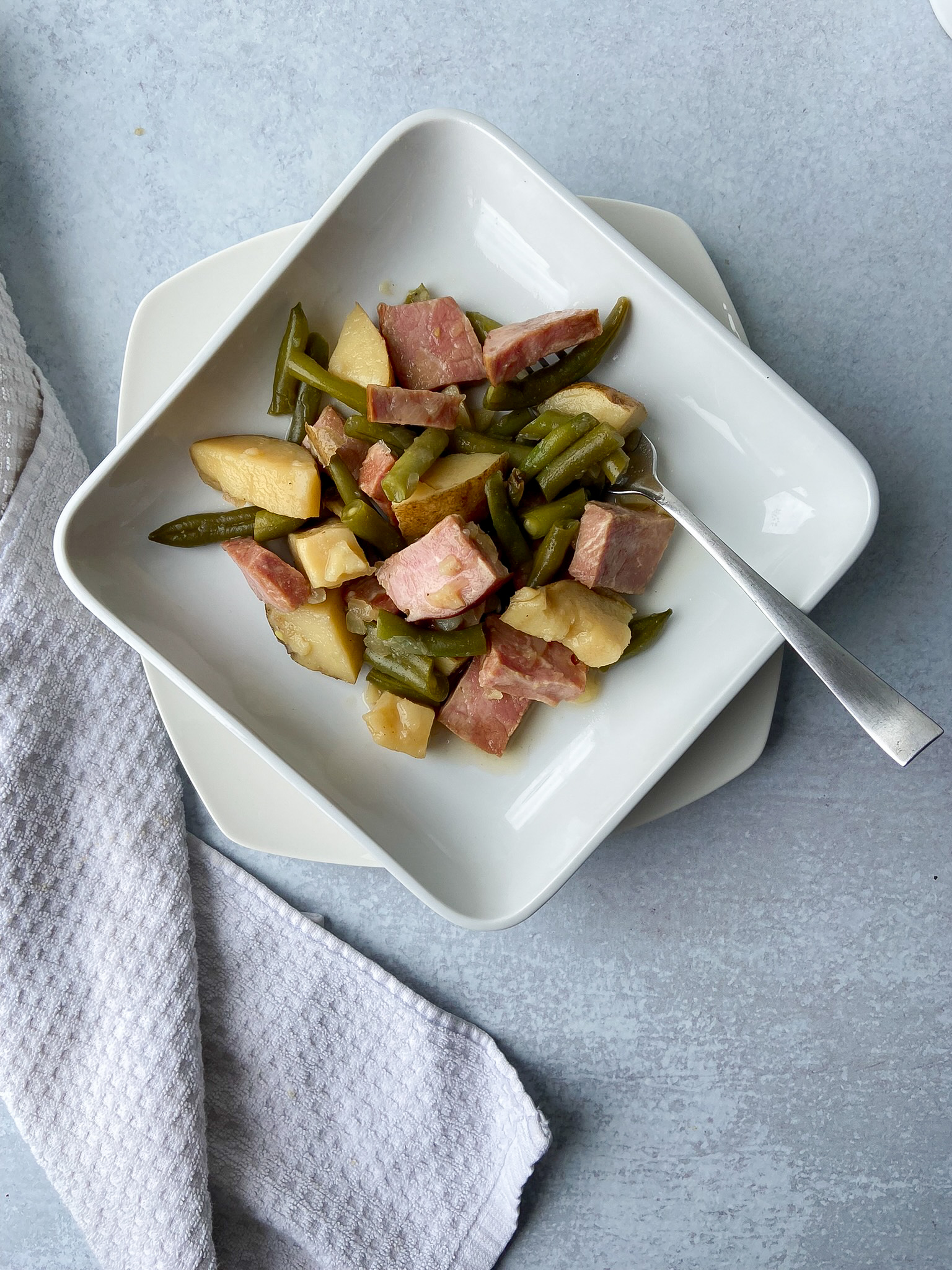 Ham Potato Green Bean Crockpot Meal Gluten Free Dairy Free   IMG 7298 