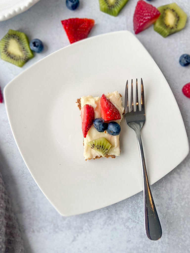 Gluten Free Fruit Pizza Bars